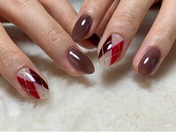 サロンドフォーエイチ(salon de 4H)/バレンタインカラーを使って★