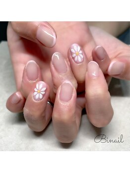 ビネイル(Binail)/ぷっくりフラワー