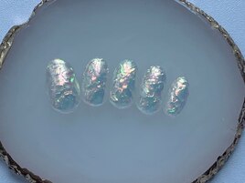 ミラー氷ネイル