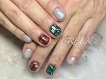 クリーク(CREEK)/クリスマス定額ジェルネイル