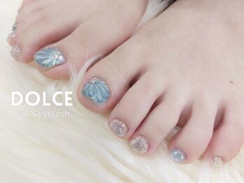 ドルチェ 久留米花畑店(Dolce)の写真/季節に合わせて足元もオシャレに☆豊富なカラー、アートがお選びできます◎