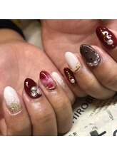 トータルサロン 白べぇーっ プラス/ボルドーネイル