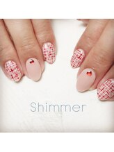シマー(Shimmer)/ツイードネイル