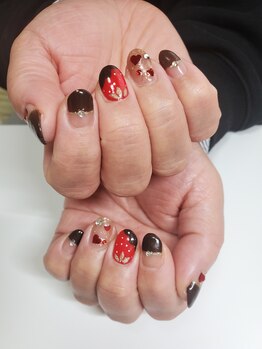 アンナ(Anna)/バレンタインネイル