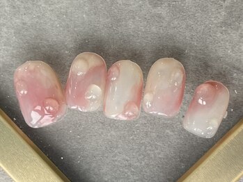 つめノさき/桃ネイル