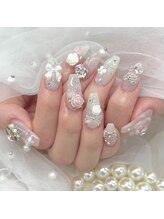 カメリア(Camelia)/薔薇ネイル