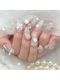 薔薇ネイル