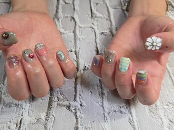 ナコ(NAKO)/左右違いトレンドアート