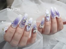 きらめき☆藤ネイル