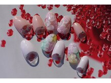 ネイルサロン ブリオン(Nail Salon Bullion)/シャインフラワーネイル