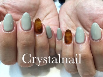 クリスタルネイル ボンベルタ橘店(CRYSTAL NAIL)/べっ甲ネイル