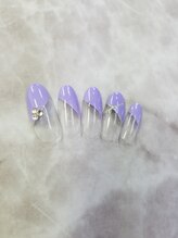ネイルサロン ネイルクク(Nail KUKU)/斜めフレンチ
