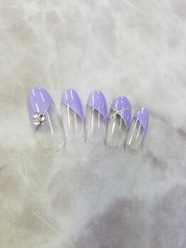 ネイルサロン ネイルクク(Nail KUKU)/斜めフレンチ