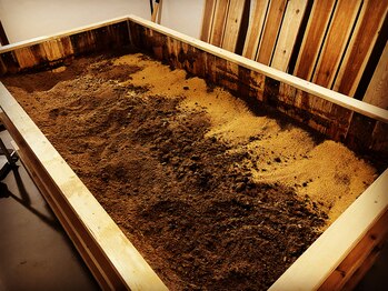 酵素風呂 チル/酵素風呂の手入れ