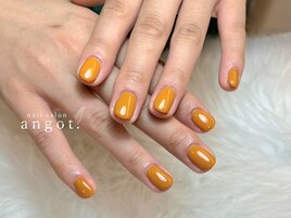 こっくり秋カラーネイル