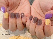 ワールド ビューティ ヴィヴァルト 宝塚店(WORLD BEAUTY VIVALTO)/秋ネイル/ワンカラー