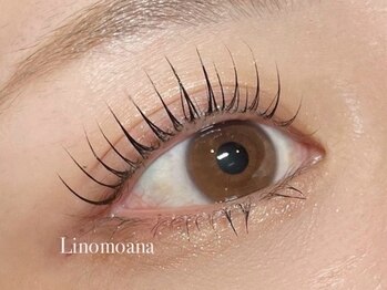 リノモアナ(Lino Moana)の写真/【新規/パリジェンヌラッシュリフト¥4500】逆まつげの方必見!!根元からしっかり立ち上げパッチリお目元に♪