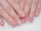 可愛らしいショートネイル♪