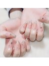 大人可愛いネイル¥5500