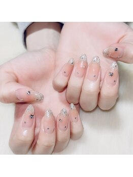 大人可愛いネイル¥5500