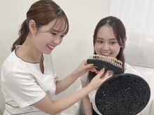ホワイトニングカフェ 神戸元町店(WhiteningCafe)/☆施術後にも歯のトーンチェック