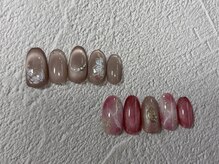 ネルパラ ネイルカウンター ミエルかわぐち店の雰囲気（デザインネイル　6050円　他デザイン多数）