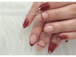 定額ワンポイントフレンチネイル