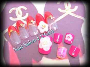 ルシア(Nail Salon LUCIA)/☆エンボスアートnail☆