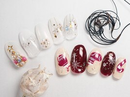 クリスマスネイル2021