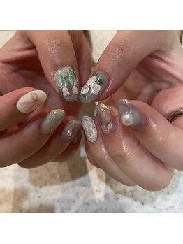 リノ 大阪本町店(lino)/ニュアンスネイル