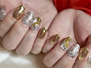 エンジェルビューティー 上野(Angel Beauty)/キラキラゴールドデザイン