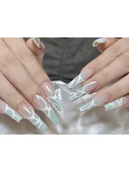 手描きアートが得意なサロン