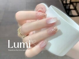 ピンクグラデ×ラメ