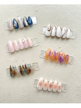 simple nail design ∨/°Δ