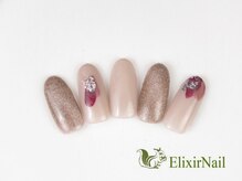 エリクサーネイル 神田(Elixir Nail)/シンプル/クーポン使用