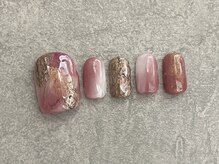 カラネイル 南森町店(calla nail)/インク×漆喰　ニュアンスアート