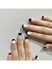 【1ヶ月以内オフ無料☆】フレンチネイル￥7500