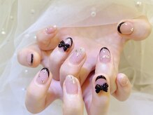 ネイルサロン ジェイ(Nail Salon J)/フレンチリボンネイル