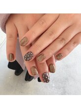 ゼロ アトリエ(ZERO Atelier)/冬ネイル★ブラウンデザイン