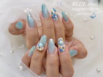 アリュール(Allure)/Summer shell nail