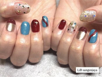 カラフルクリスマスデザイン