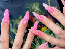 モレリア 心斎橋店(morelia)/ピンク海外ネイル