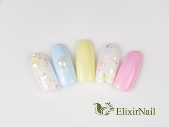 エリクサーネイル 神田(Elixir Nail)/シンプル／クーポン使用