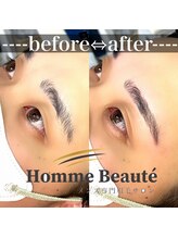 オム ボーテ(Homme Beaute)/最先端サステナブルアイブロウ