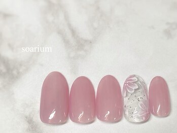 ソアーリウム 恵比寿(soarium)/流れるようなお花デザイン