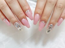 プティ アイビューティ 京橋店(peTiT eyebeauty)/ピンク　ワンホンネイル　韓国