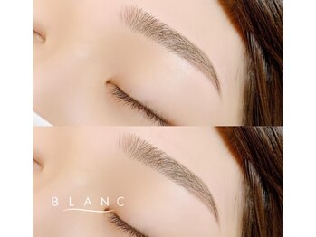 ブラン 天神南店(Blanc)の写真/【OPEN記念価格☆美眉毛アイブロウスタイリング¥3960】骨格診断×デザイン力で垢抜けフェイスに素早く変身!