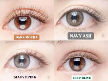 アイラッシュ バイ ヘアールーム(eyelash by Hair Room)の写真/まつ毛ひとつで一気に垢抜ける＊。・【印象変わるまつ毛の色選び】抜け感ある目元で魅力を惹きだす♪