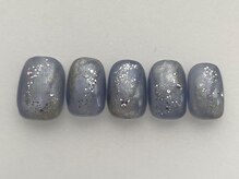 アイネイルズ 池袋店(I-nails)/ブルーシルバーマグネット