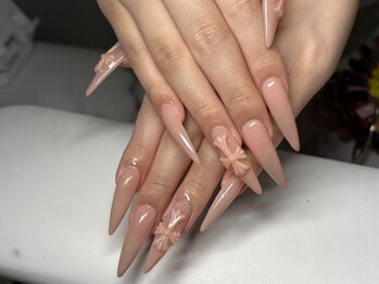 キアラネイルサロン/ワンカラー チップ長さだし